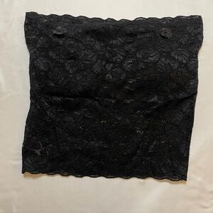 Cocoa Lingerie size medium/large black lace bandeau